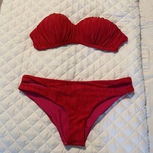 L*Space strapless bikini